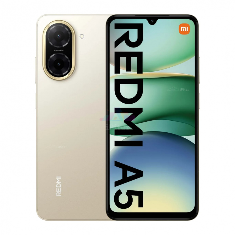 Фото Купить Смартфон Xiaomi Redmi A5 4Gb/128Gb (Gold) Nano-Sim + Nano-Sim по низкой цене в Санкт-Петербурге