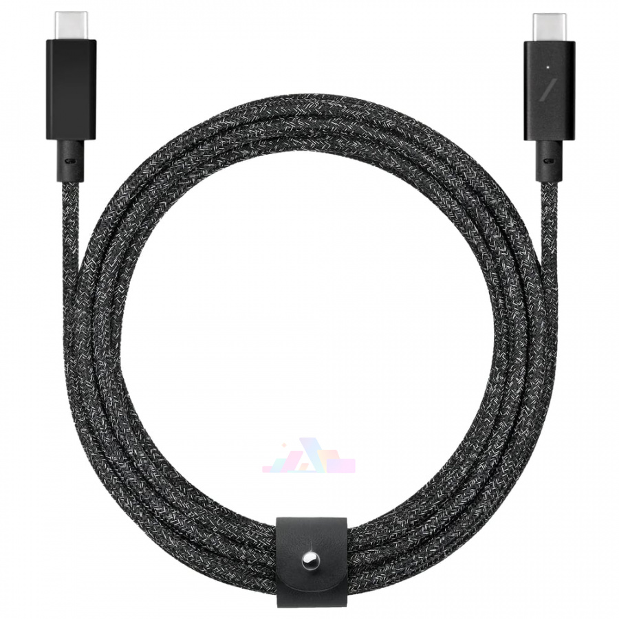 Фото Кабель Native Union Belt Pro USB-C to USB-C 2.4м (Чёрный), Чёрный