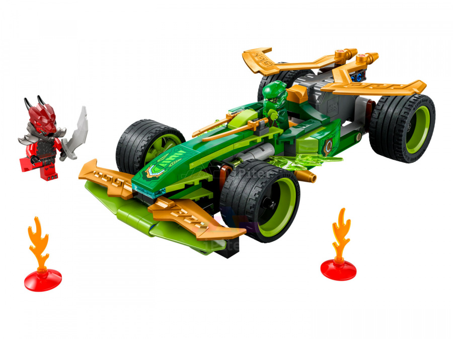 Фото Купить LEGO Ninjago 71828 Инерционный гоночный автомобиль Ллойда по низкой цене в Санкт-Петербурге