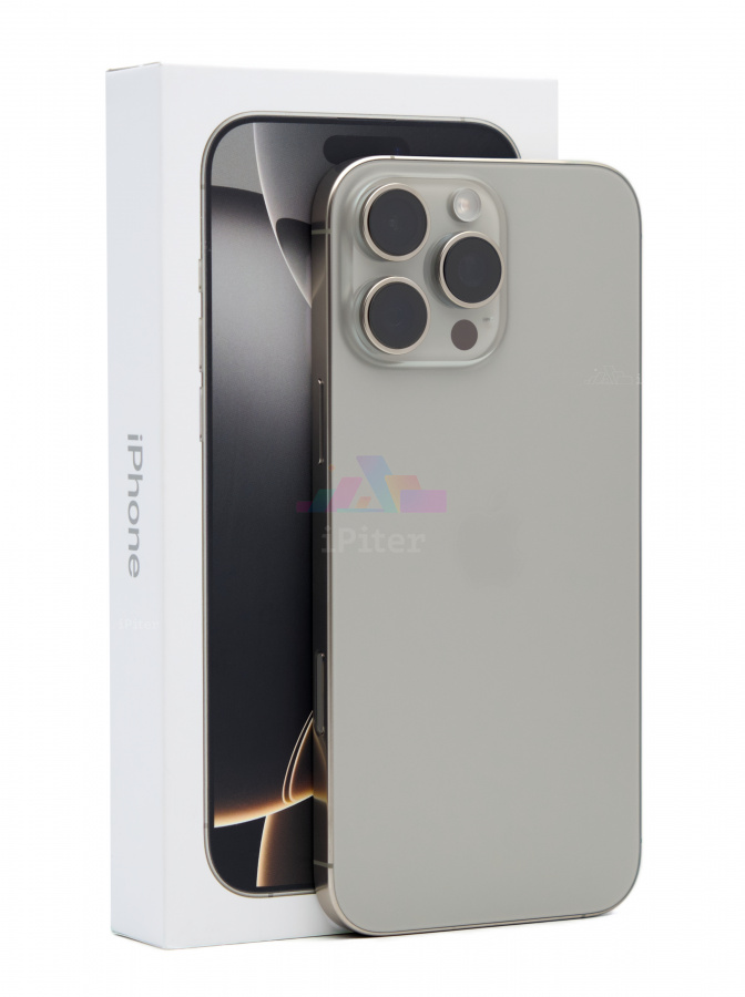 Фото Купить Apple iPhone 16 Pro Max 256Gb <br> Natural Titanium (Природный титан) Nano-sim + eSim по низкой цене в Санкт-Петербурге
