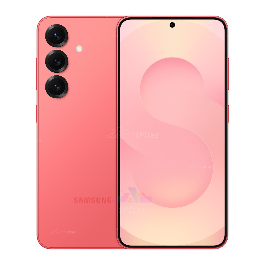 Фото Купить Смартфон Samsung Galaxy S25 5G 12Gb/256Gb (Coral) SM-S931/DS (Dual Nano-sim + eSim) по низкой цене в Санкт-Петербурге