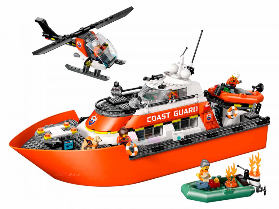 Фото Купить LEGO City 60504 Спасательная техника береговой охраны по низкой цене в Санкт-Петербурге