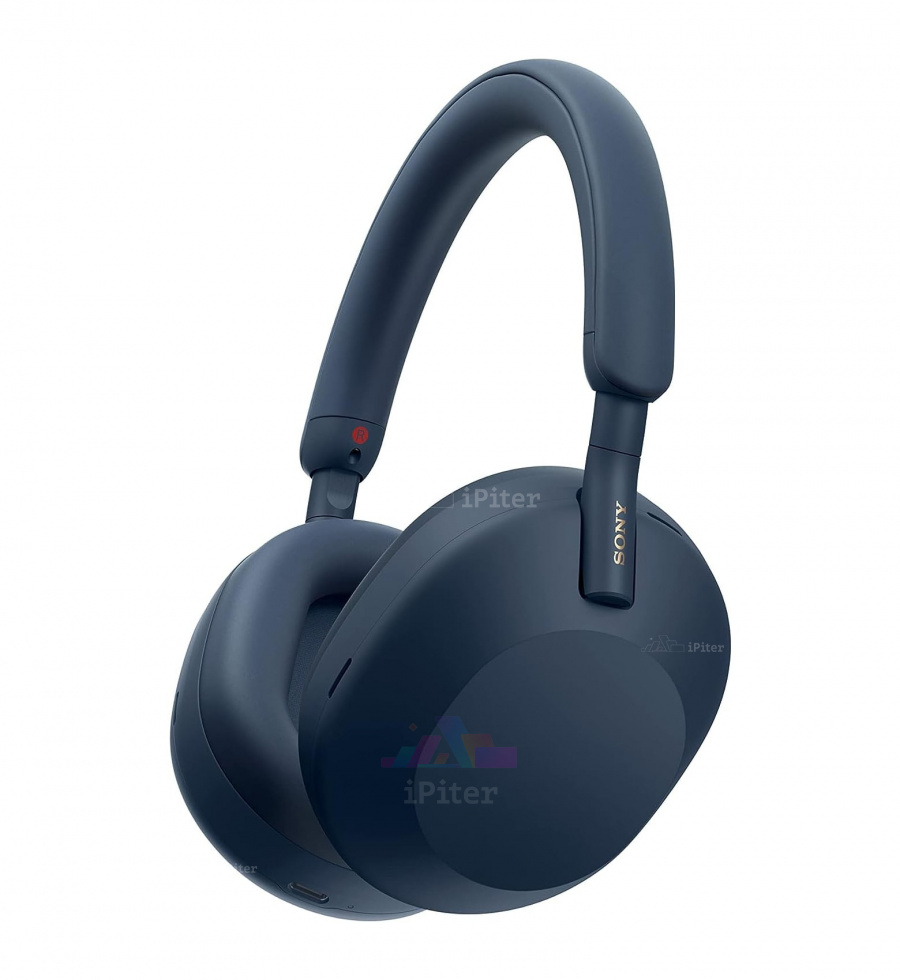 Фото Купить Sony WH-1000XM5 Wireless Headphones (Синий) по низкой цене в Санкт-Петербурге