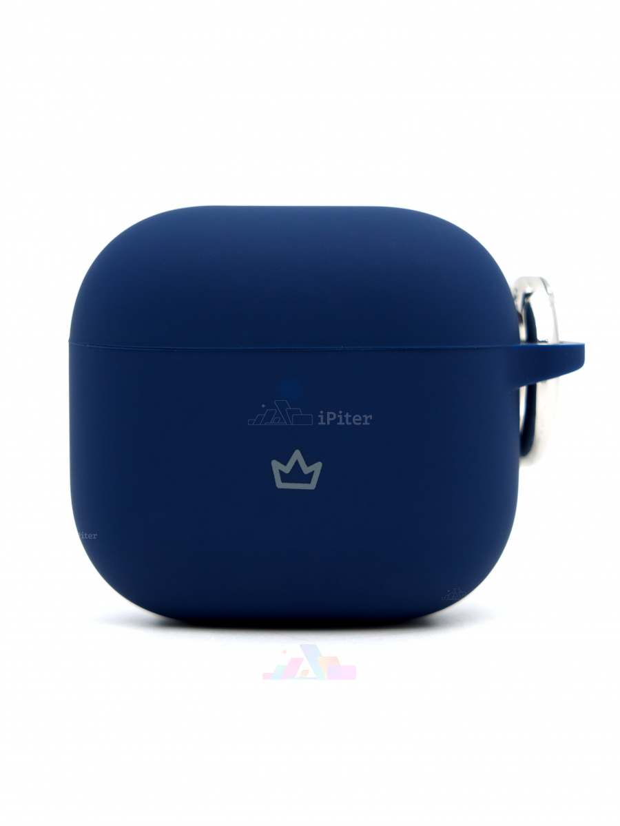Фото Купить Чехол VLP Charm case для AirPods 4 (Тёмно-синий) по низкой цене в Санкт-Петербурге