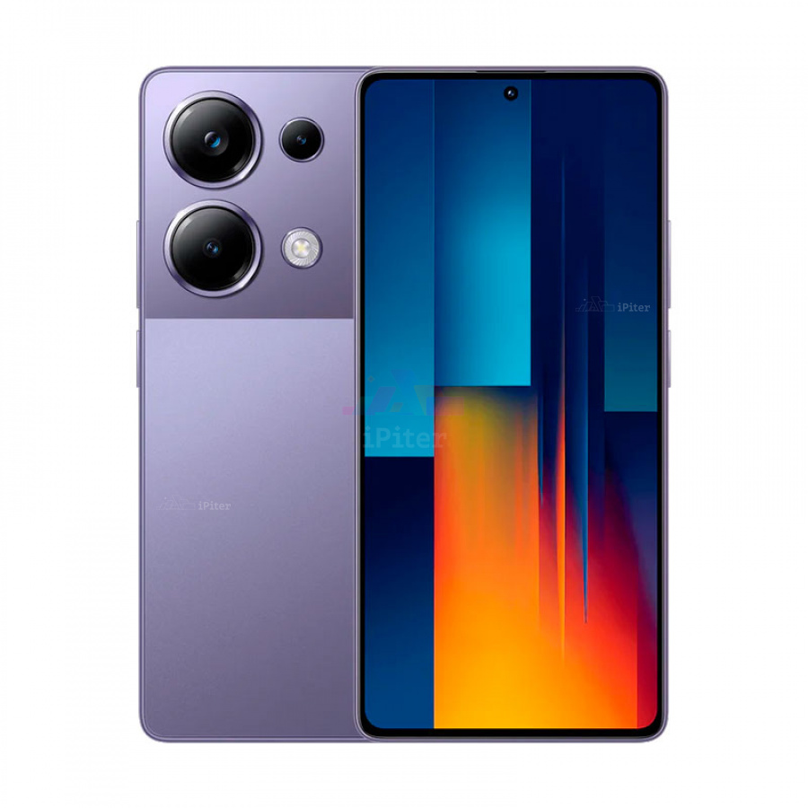 Фото Купить Смартфон Xiaomi Poco M6 Pro 12Gb/512Gb (Purple) Nano-Sim + Nano-Sim по низкой цене в СПб