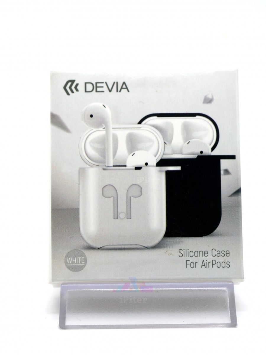 Фото Чехол Devia для AirPods 2 / 1 (Белый), Белый