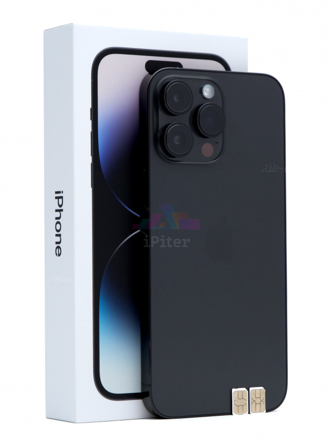 Фото Купить Apple iPhone 14 Pro Max 1Tb <br> Space Black (Космический черный) Nano-Sim + Nano-Sim по низкой цене в Санкт-Петербурге