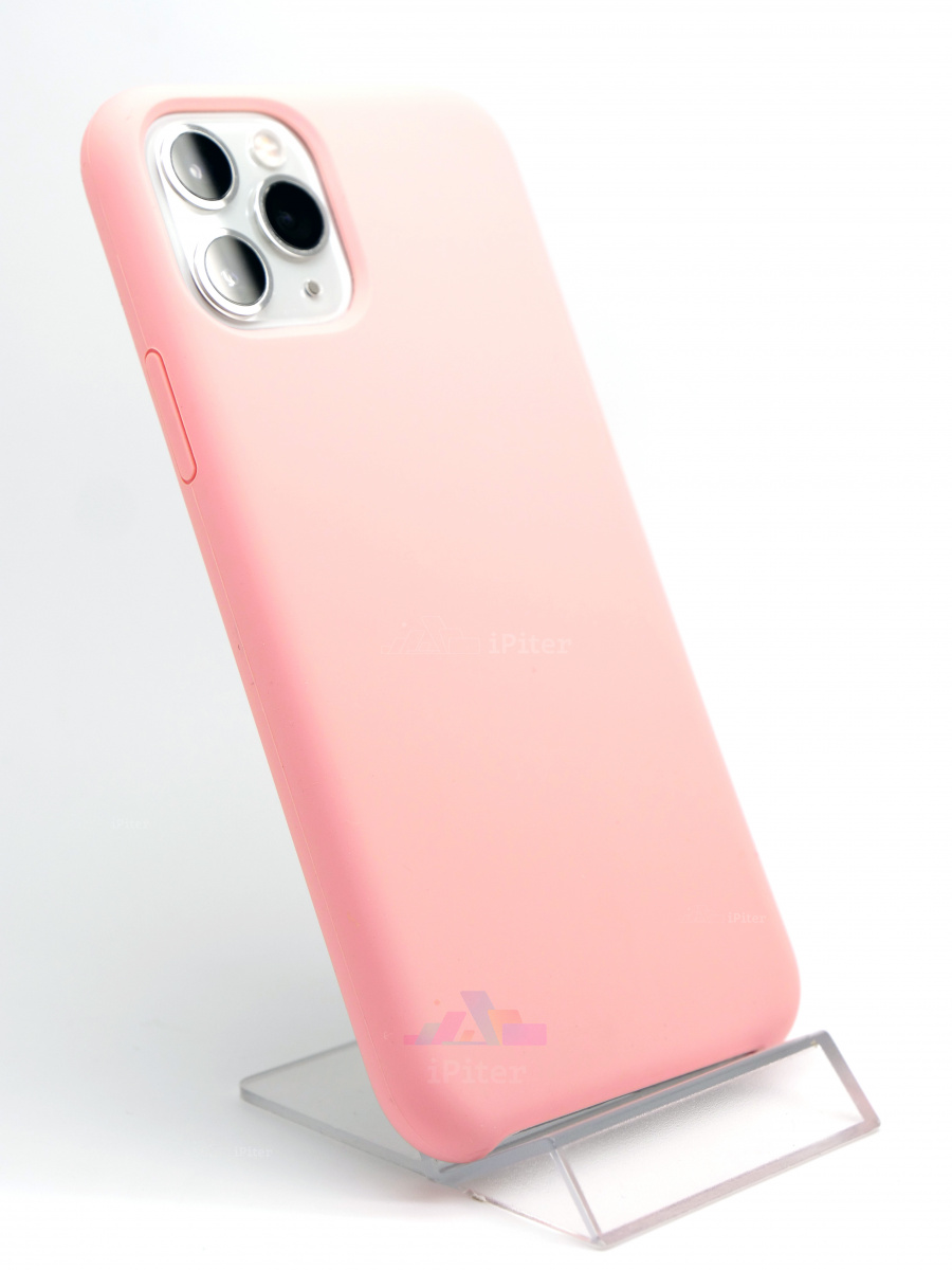 Фото Силиконовый чехол Candy для iPhone 11 Pro, Бледно-розовый
