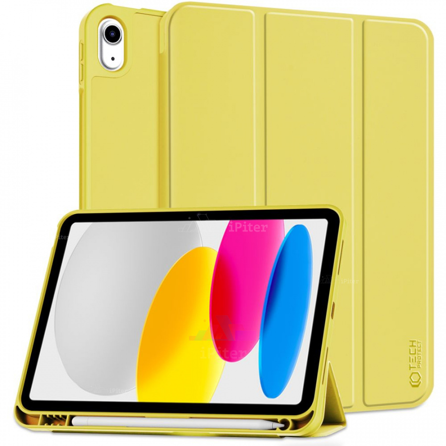 Фото Купить Чехол Tech-Protect SC PEN для iPad 10/11 (Желтый) по низкой цене в Санкт-Петербурге