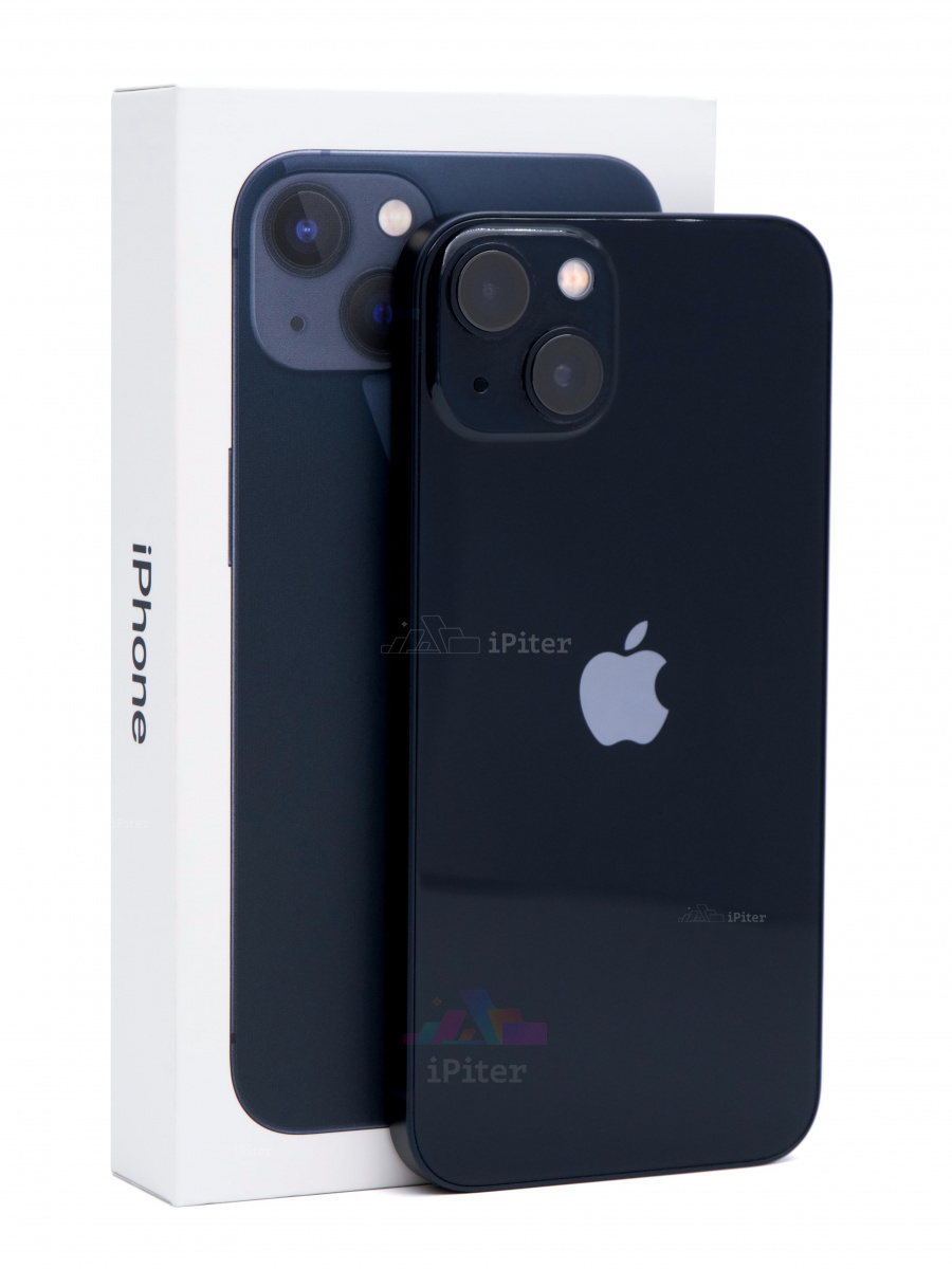 Фото Купить Apple iPhone 13 128Gb<br> Midnight (Тёмная ночь) по низкой цене в Санкт-Петербурге