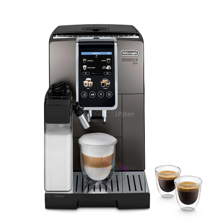 Фото Купить Кофемашина Delonghi Dinamica Plus ECAM380.95.TB по низкой цене в Санкт-Петербурге
