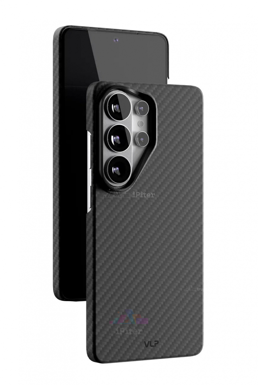 Фото Купить Чехол VLP Kevlar Case для Samsung Galaxy S26 Ultra (Чёрный) по низкой цене в Санкт-Петербурге