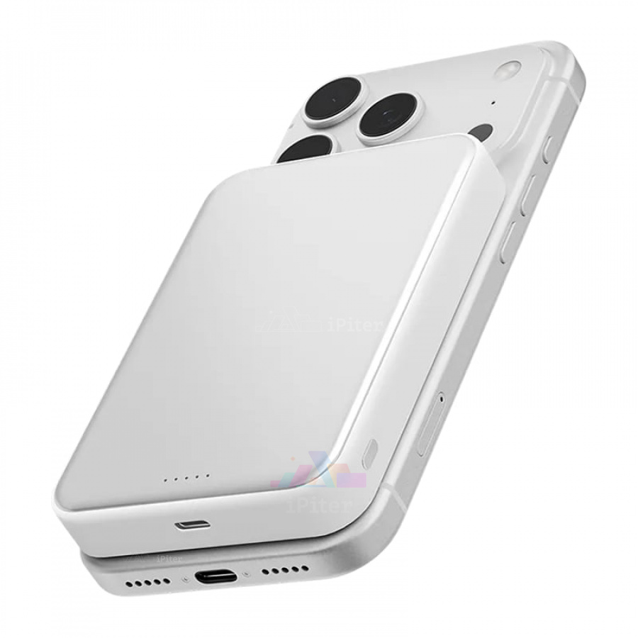 Фото Внешний аккумулятор uBear Strike MagSafe 10000 mAh (Белый), Белый