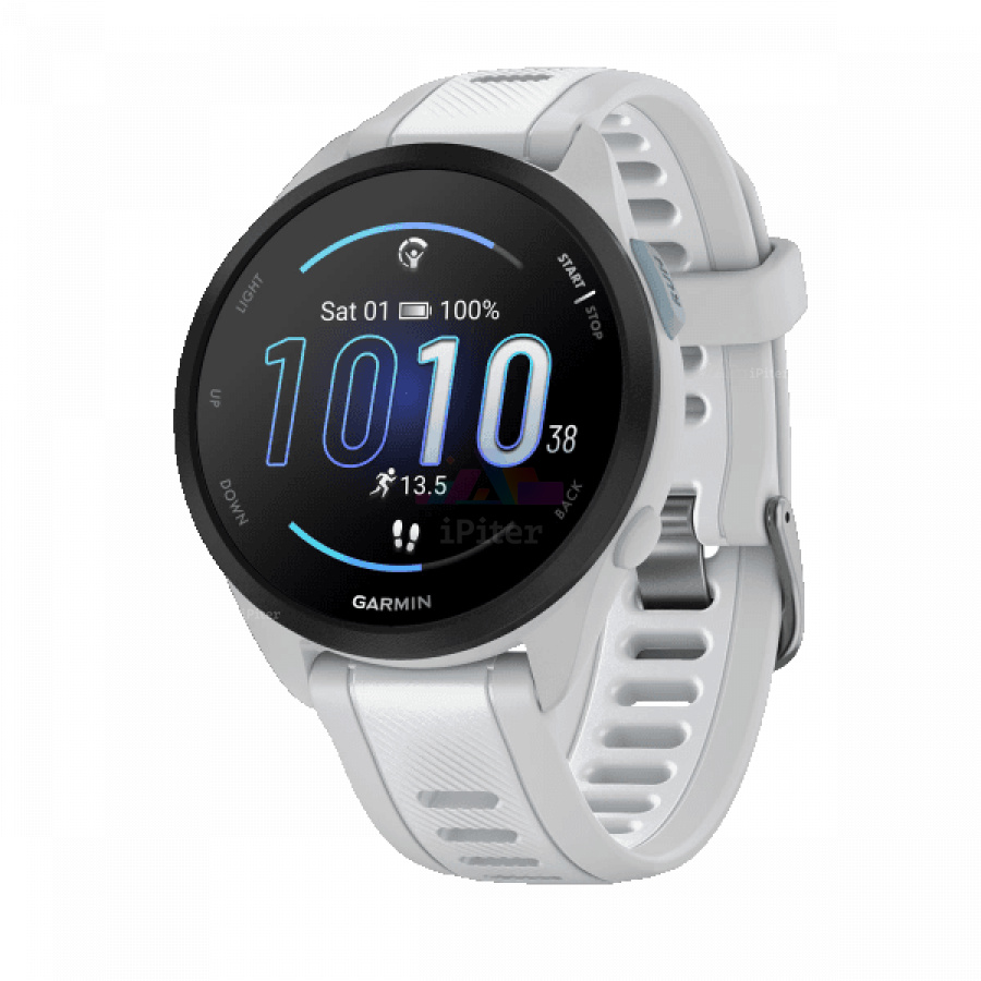 Фото Купить Умные часы Garmin Forerunner 165 Белый (010 - 02863 - 21) по низкой цене в Санкт-Петербурге