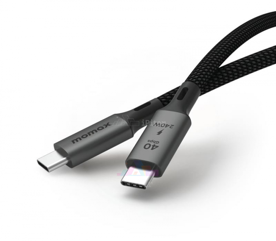 Фото Кабель Momax Elite 240W USB-C to USB-C 1m (Чёрный), Чёрный