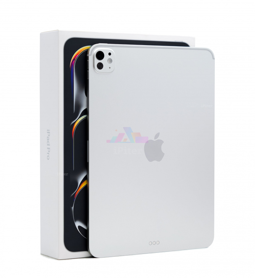 Фото Купить iPad Pro (2025) 11 дюймов Wi-Fi 512Gb Silver (Серебристый) Standard glass по низкой цене в Санкт-Петербурге