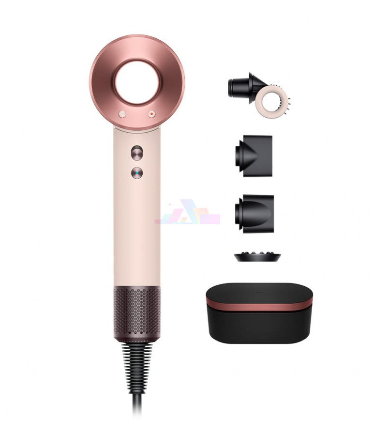 Фото Купить Фен Dyson Supersonic HD15 Ceramic Pink/Rose Gold (4 насадки) по низкой цене в Санкт-Петербурге