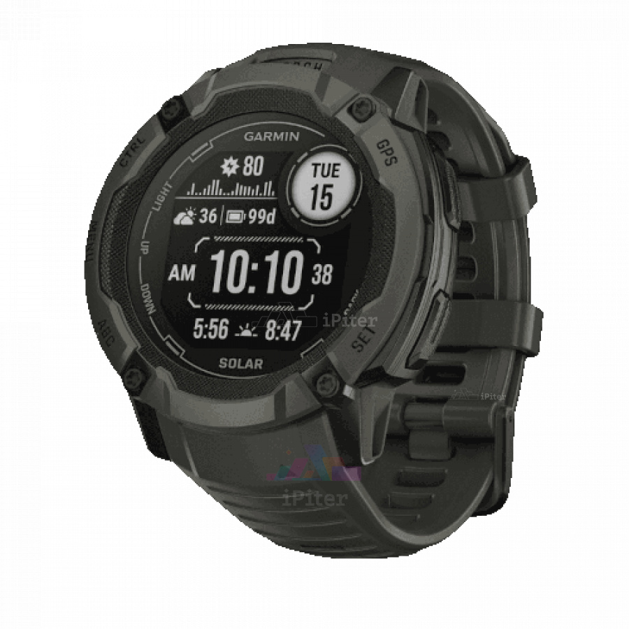 Фото Купить Умные часы Garmin Instinct 2x Solar Moss (010-02805-05) по низкой цене в Санкт-Петербурге