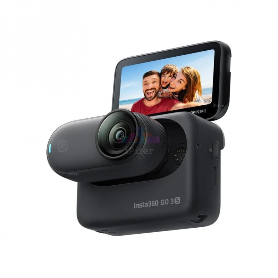 Фото Купить Экшн-камера Insta360 Go 3S 128Gb (Black) Standard Bundle по низкой цене в Санкт-Петербурге