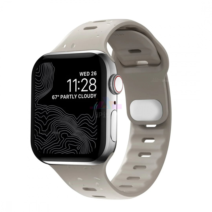 Фото Купить Ремешок Nomad Sport Slim для Apple Watch 44 / 45 / 46 мм (Бежевый) по низкой цене в Санкт-Петербурге