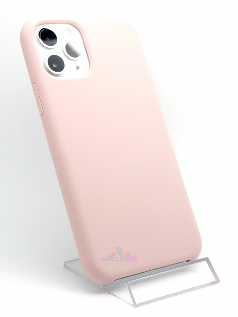 Фото Силиконовый чехол Candy для iPhone 11 Pro, Бледно-розовый
