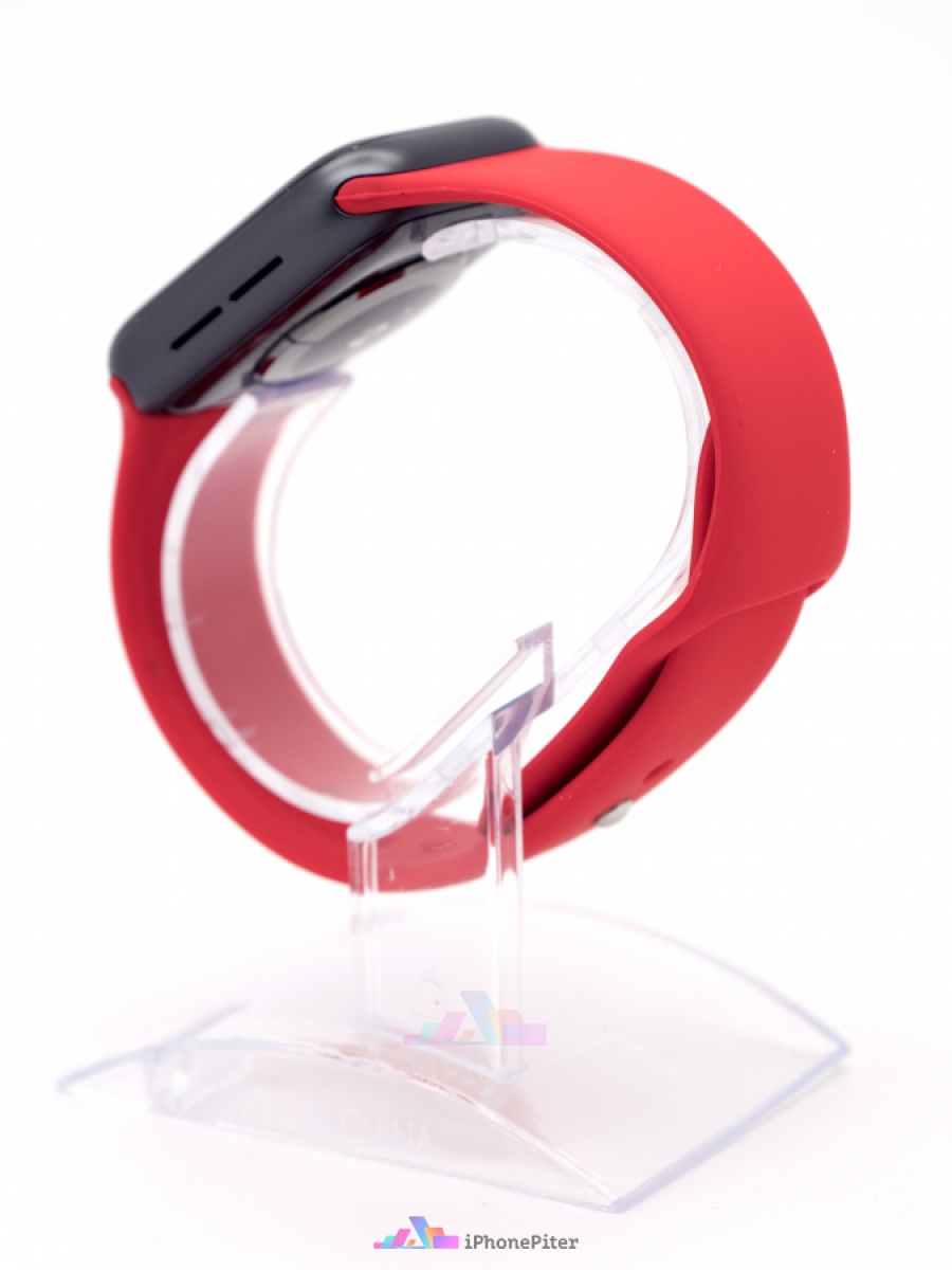 Фото Купить Ремешок Devia Deluxe Series Sport для Apple Watch 44 / 45 / 46 мм (Красный) по низкой цене в Санкт-Петербурге