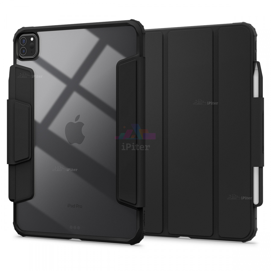 Фото Купить Чехол Spigen Air Skin Pro для iPad Pro (M4/M5) 11'' (Чёрный) по низкой цене в Санкт-Петербурге
