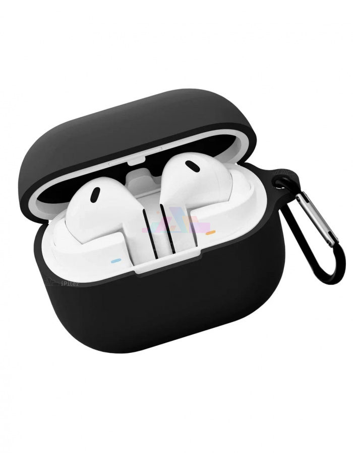 Фото Купить Чехол VLP Charm Case для Samsung Galaxy Buds 3/3 Pro (Чёрный) по низкой цене в Санкт-Петербурге