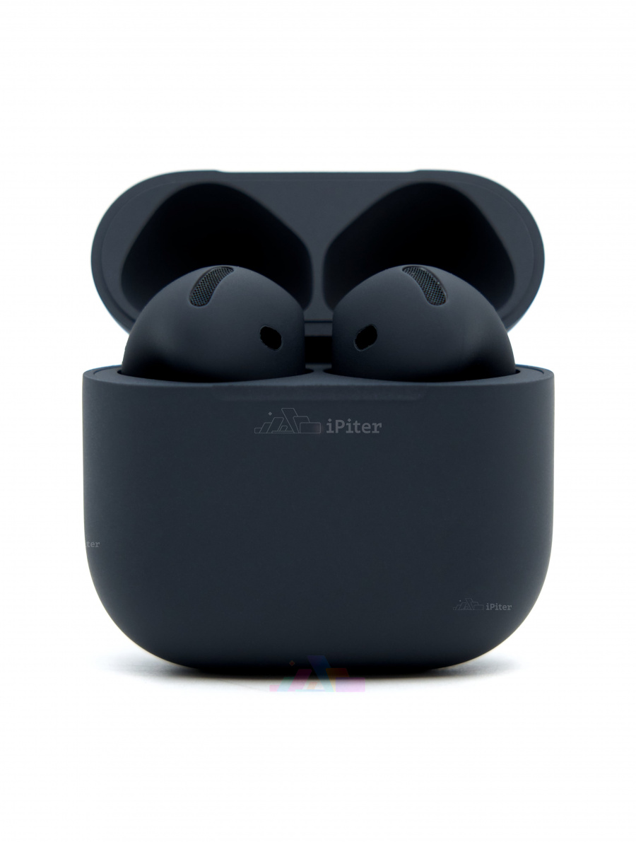 Фото Купить Беспроводные наушники Apple AirPods 4 с шумоподавлением ANC (Покрашены в Black Titanium) по низкой цене в Санкт-Петербурге