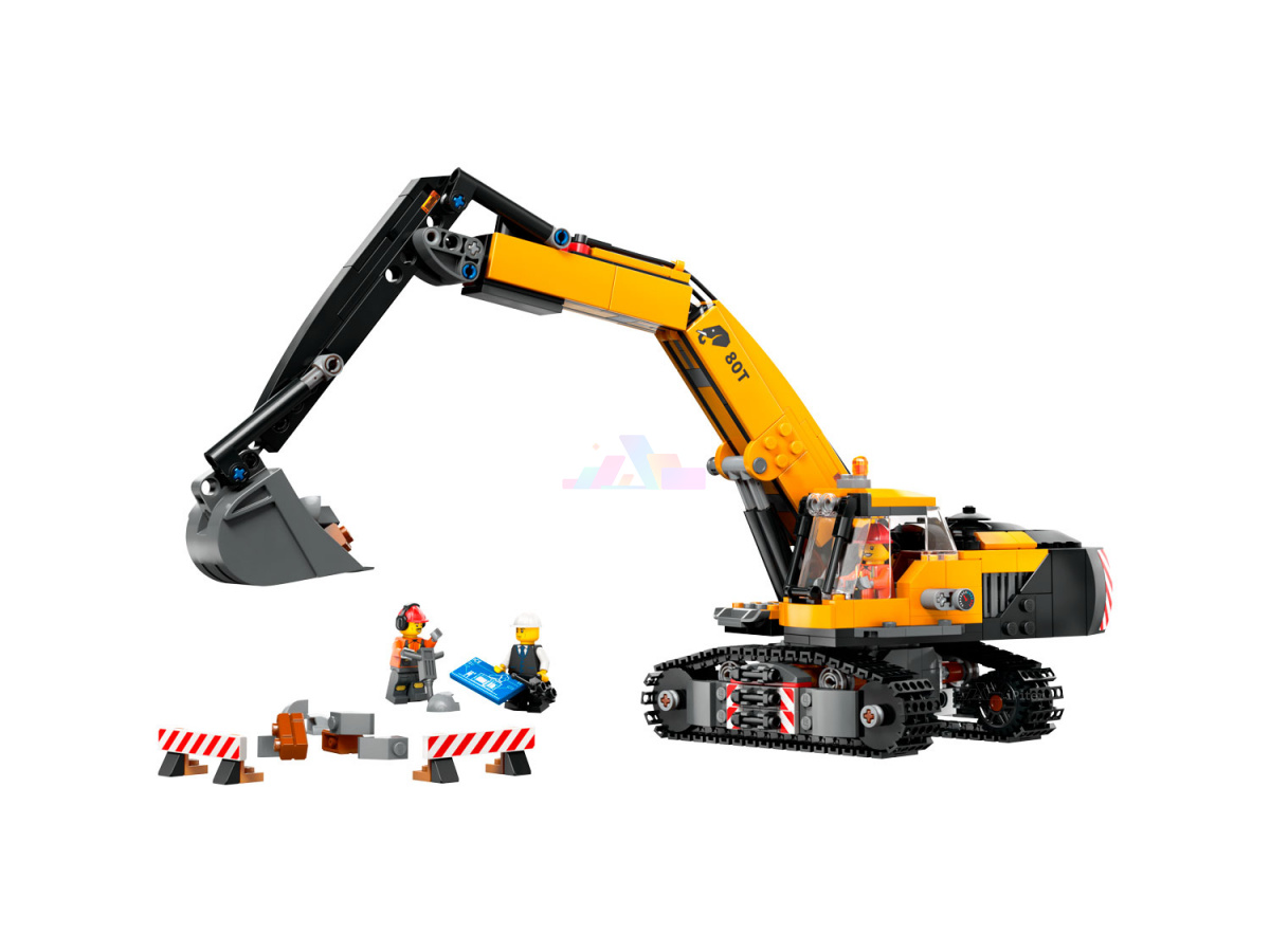 Фото Купить LEGO City 60420 Желтый строительный экскаватор по низкой цене в Санкт-Петербурге