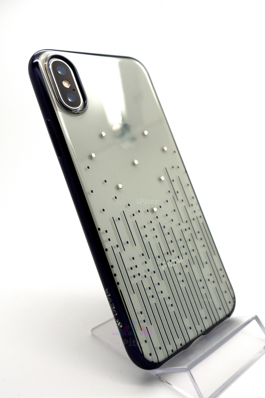 Фото Чехол Devia Crystal Meteor Soft для iPhone X, Чёрный