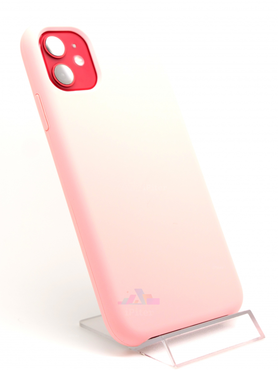 Фото Силиконовый чехол Candy для iPhone 11, Бледно-розовый