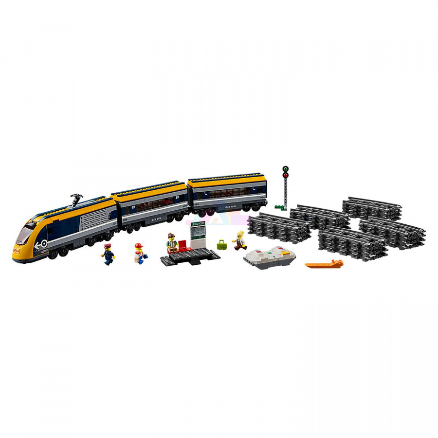 Фото Купить Конструктор LEGO City Trains Пассажирский поезд 60197 по низкой цене в Санкт-Петербурге