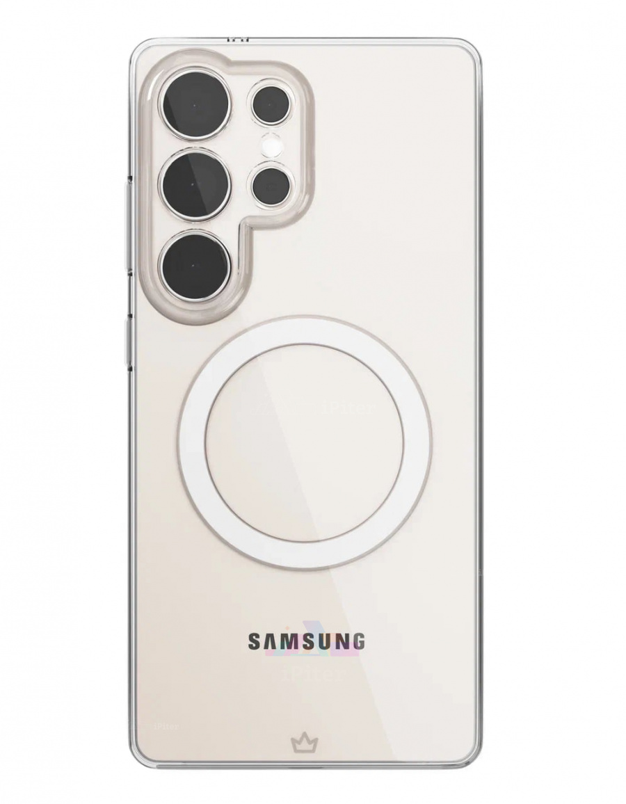 Фото Купить Чехол VLP Puro Case для Samsung Galaxy S25 Ultra (Прозрачный) по низкой цене в Санкт-Петербурге