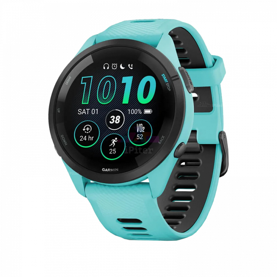 Фото Купить Умные часы Garmin Forerunner 265 Мятный (010-02810-12) по низкой цене в Санкт-Петербурге