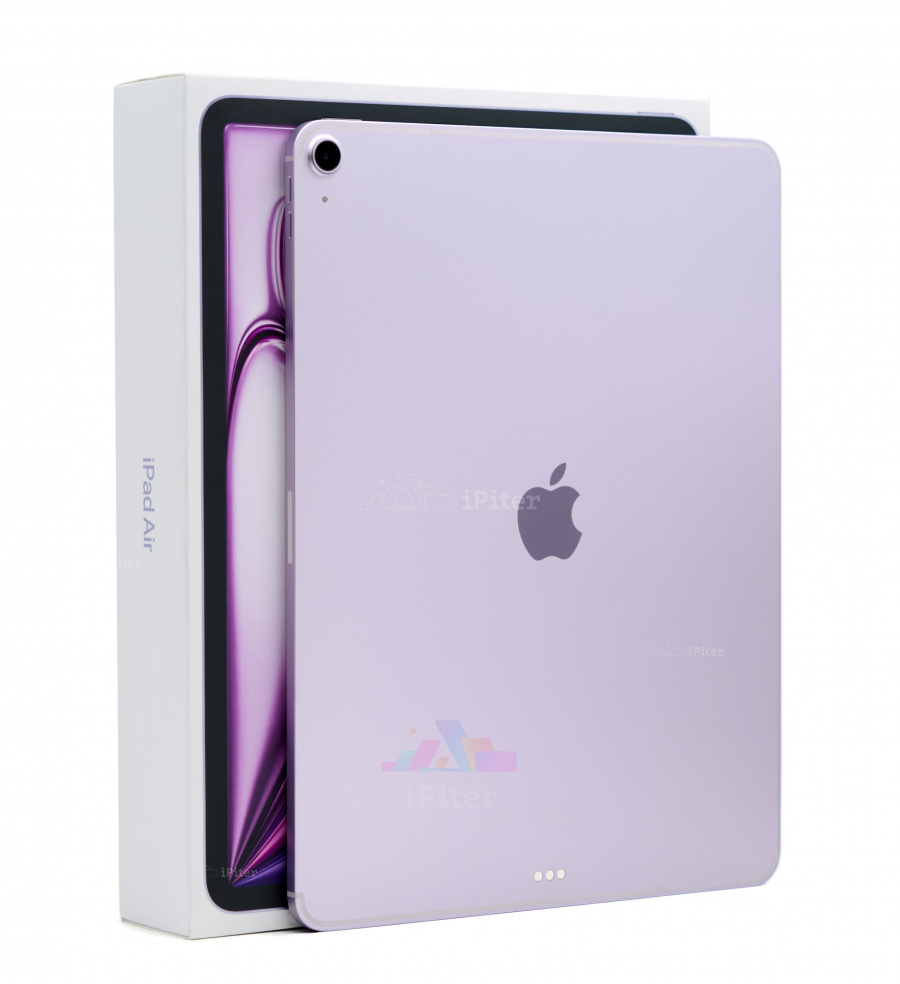 Фото Купить Apple iPad Air 7 (2025) 13 дюймов Wi-Fi + Cellular 128gb Purple (Фиолетовый) по низкой цене в Санкт-Петербурге