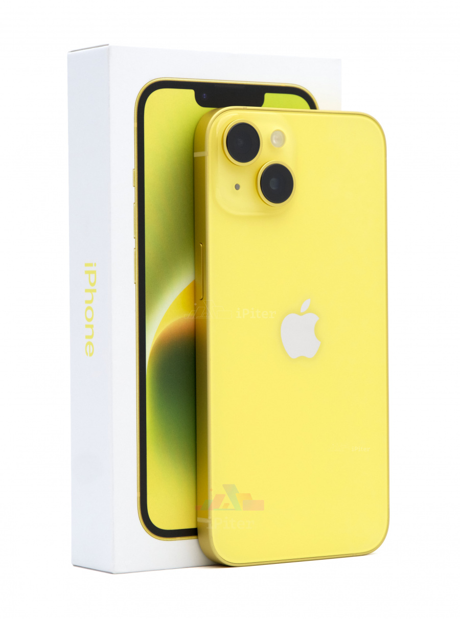 Фото Купить Apple iPhone 14 256Gb<br> Yellow (Желтый) Nano-sim + eSim по низкой цене в Санкт-Петербурге