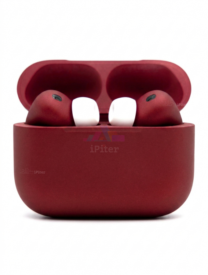Фото Купить Беспроводные наушники Apple AirPods Pro (3-го поколения) USB-C (Покрашены в Бордовый) по низкой цене в Санкт-Петербурге