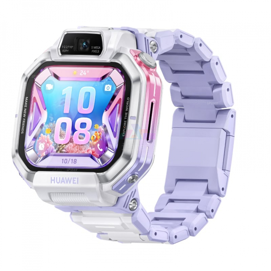 Фото Купить Умные часы Huawei Watch Kids X1 Pro (Сиреневый) по низкой цене в Санкт-Петербурге