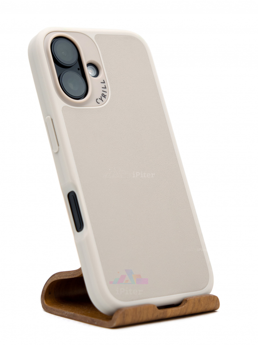 Фото Купить Чехол Spigen Cyrill для iPhone 16 Бежевый по низкой цене в Санкт-Петербурге
