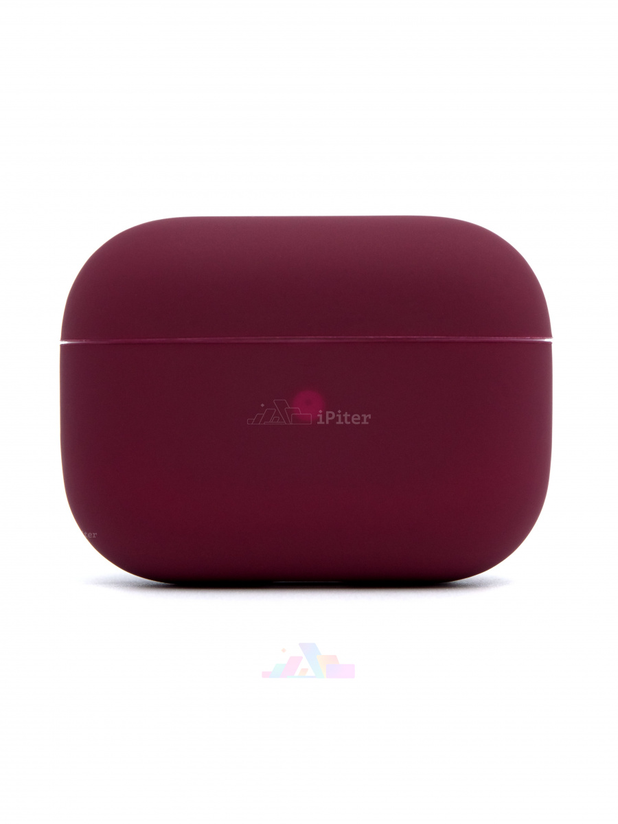 Фото Чехол VLP Silicone Case Ultraslim для AirPods Pro (Бордовый), Бордовый