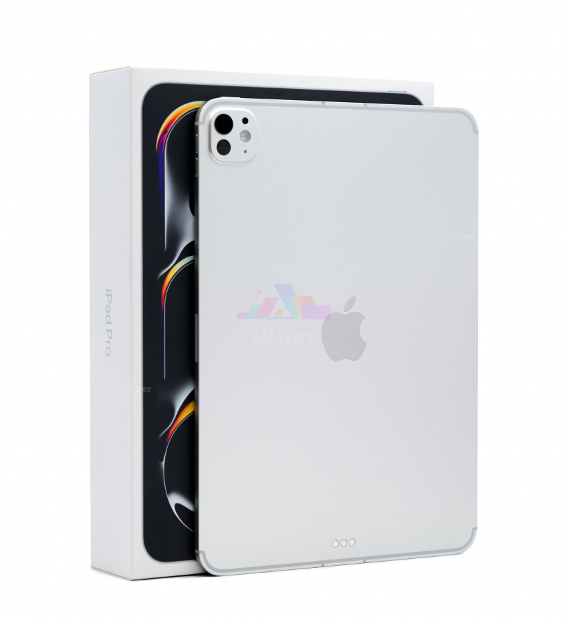 Фото Купить iPad Pro (2025) 11 дюймов Wi-Fi + Cellular 256Gb Silver (Серебристый) Standard glass по низкой цене в Санкт-Петербурге