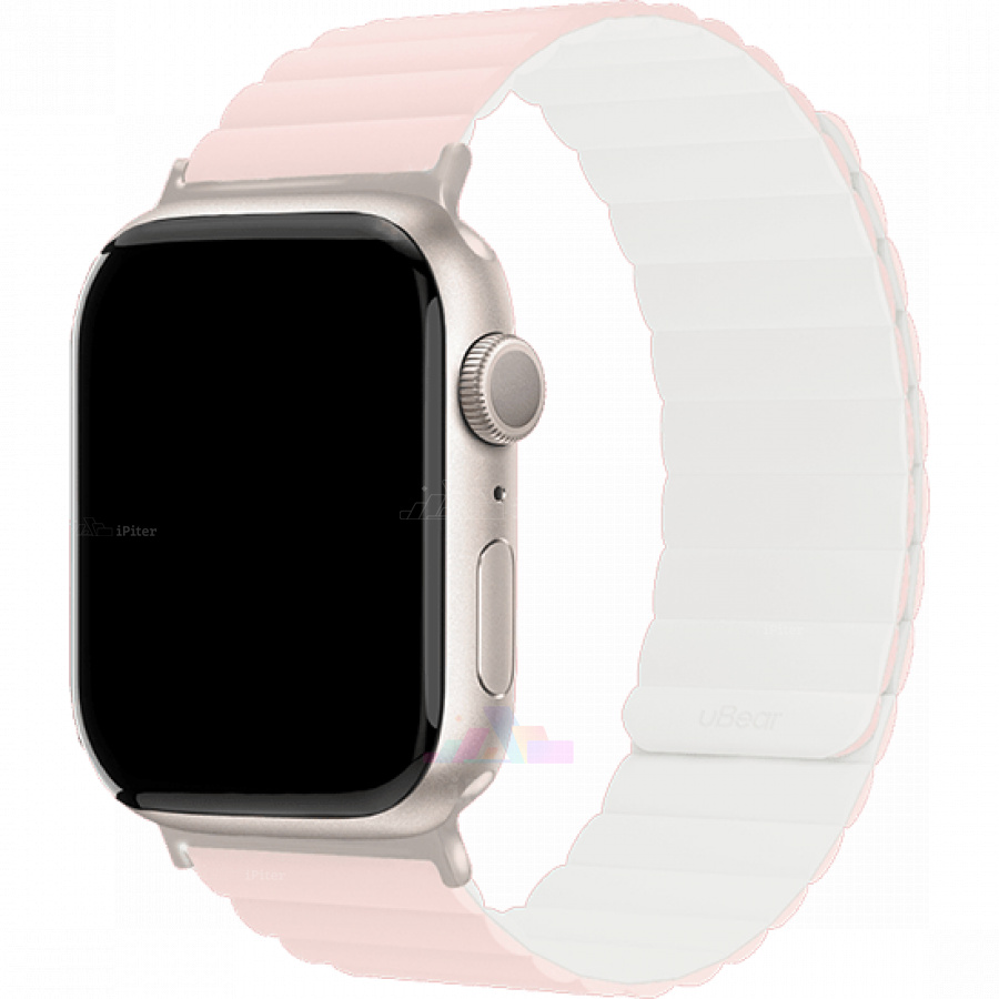 Фото Купить Ремешок uBear Mode Strap для Apple Watch 38 / 40 / 41 / 42 мм (Розовый) по низкой цене в Санкт-Петербурге