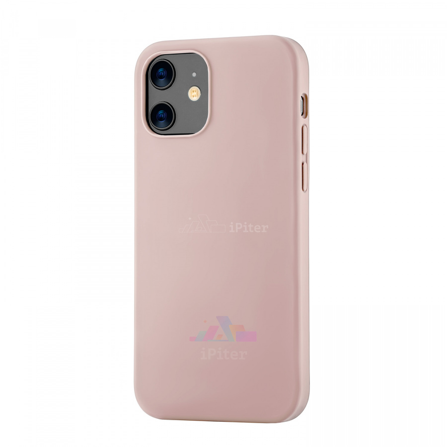 Фото Чехол uBear Touch Case для iPhone 12 Mini, Бледно-розовый