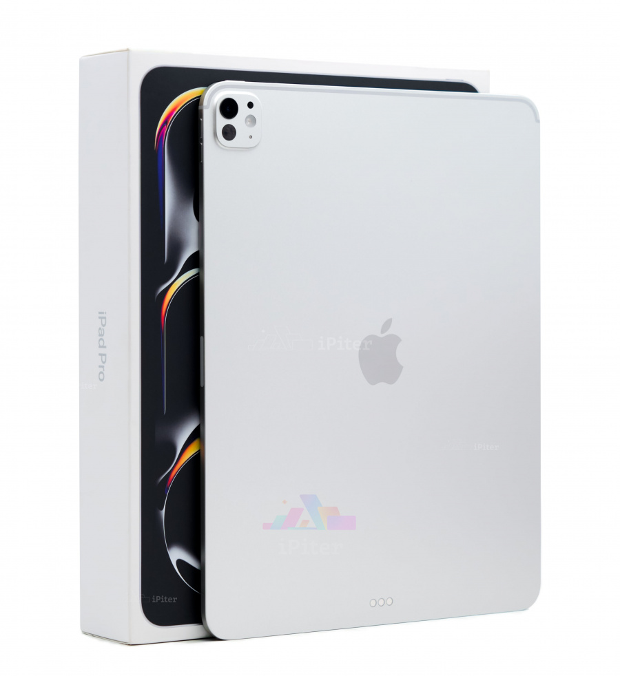 Фото Купить iPad Pro (2025) 13 дюймов Wi-Fi 512Gb Silver (Серебристый) Standard glass по низкой цене в Санкт-Петербурге