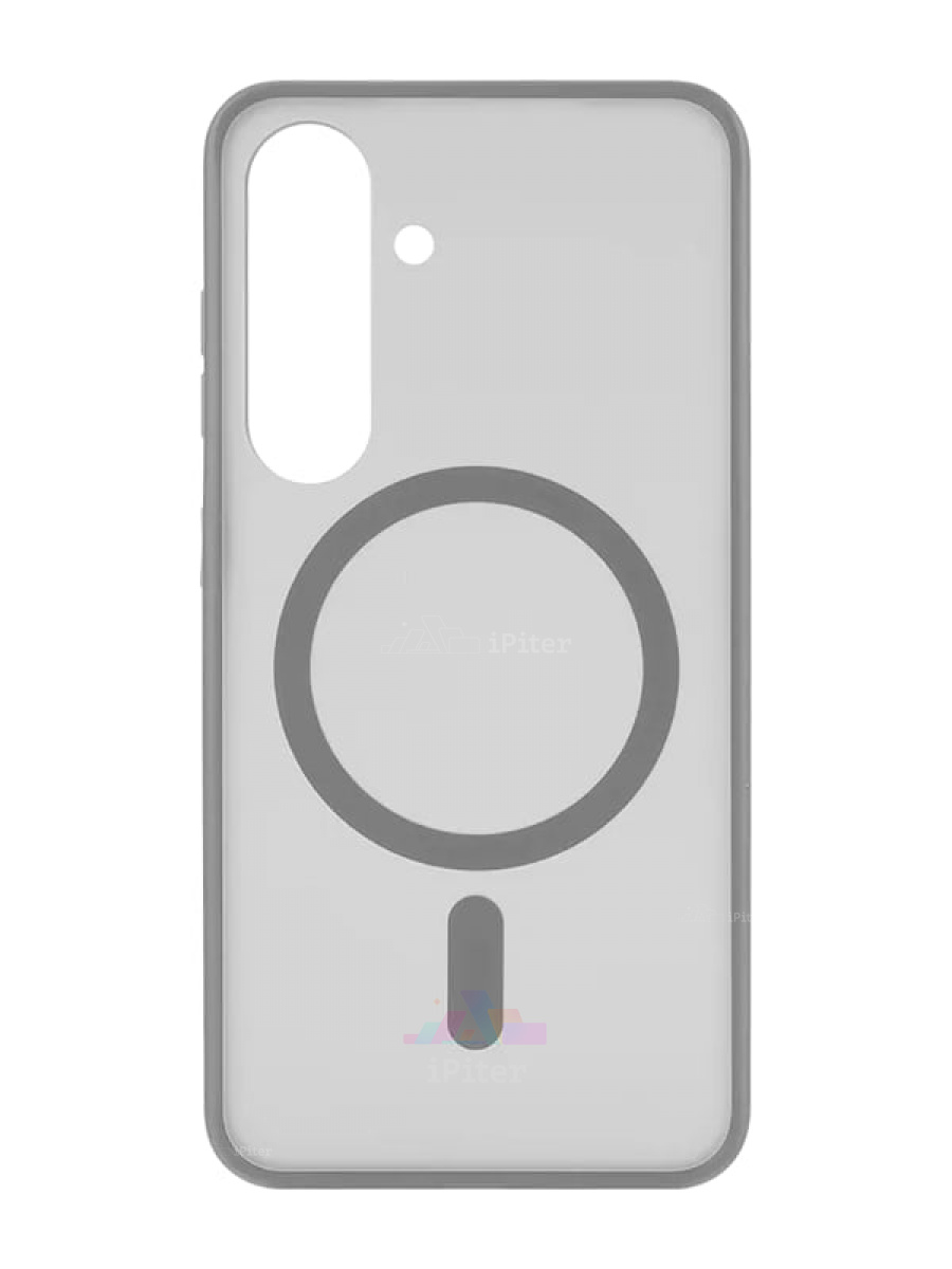 Фото Купить Чехол uBear Cloud Mag case для Samsung Galaxy S25 Plus (Серый) по низкой цене в Санкт-Петербурге