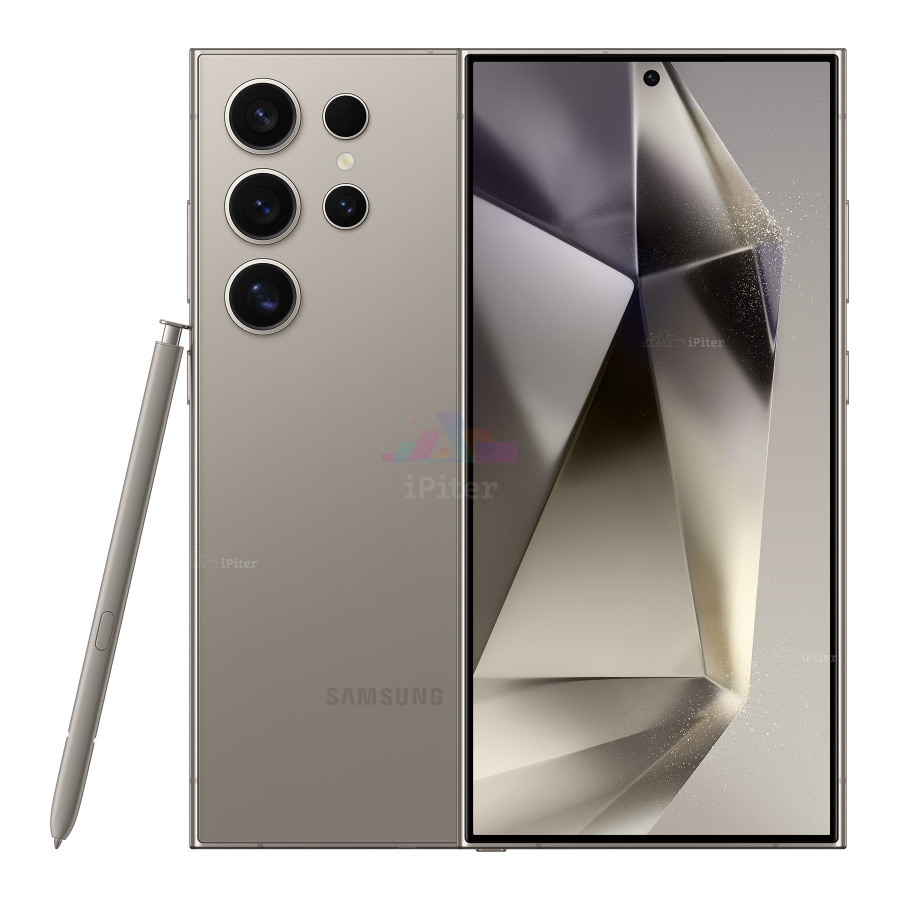 Фото Купить Смартфон Samsung Galaxy S24 Ultra 5G 12Gb/512Gb (Titanium Gray) SM-S928 (Dual Nano-sim + eSim) по низкой цене в СПб