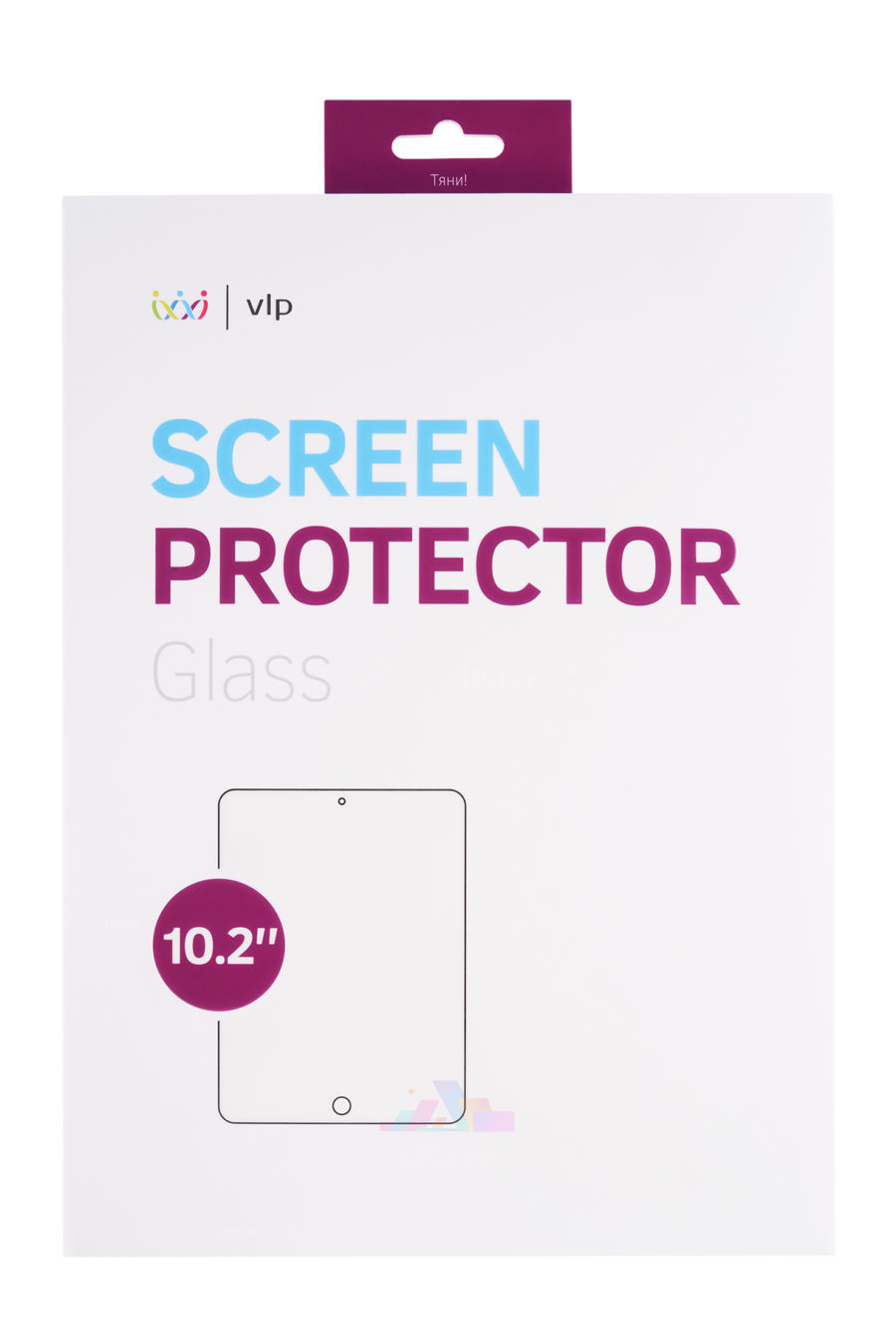 Фото Купить Защитное стекло VLP для iPad 10.2 по низкой цене в Санкт-Петербурге