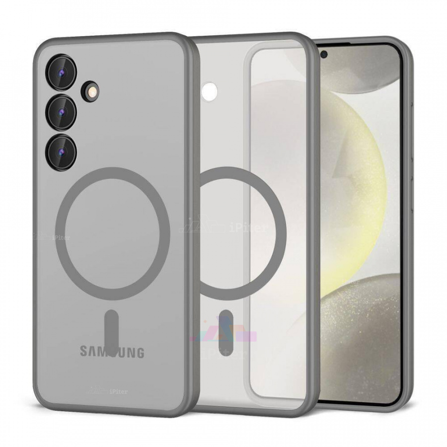 Фото Купить Чехол Tech-Protect Magmat для Samsung Galaxy S24 Графитовый по низкой цене в Санкт-Петербурге