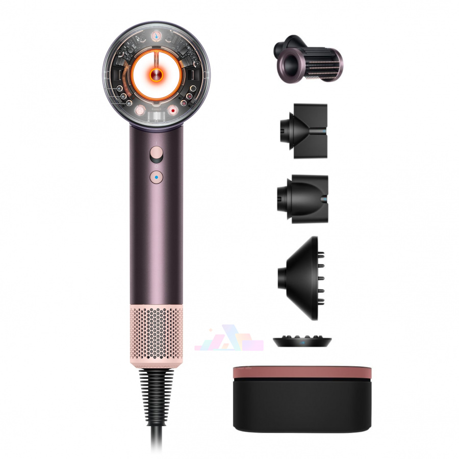 Фото Купить Фен Dyson Supersonic Nural HD16 Jasper Plum (5 насадок) по низкой цене в Санкт-Петербурге